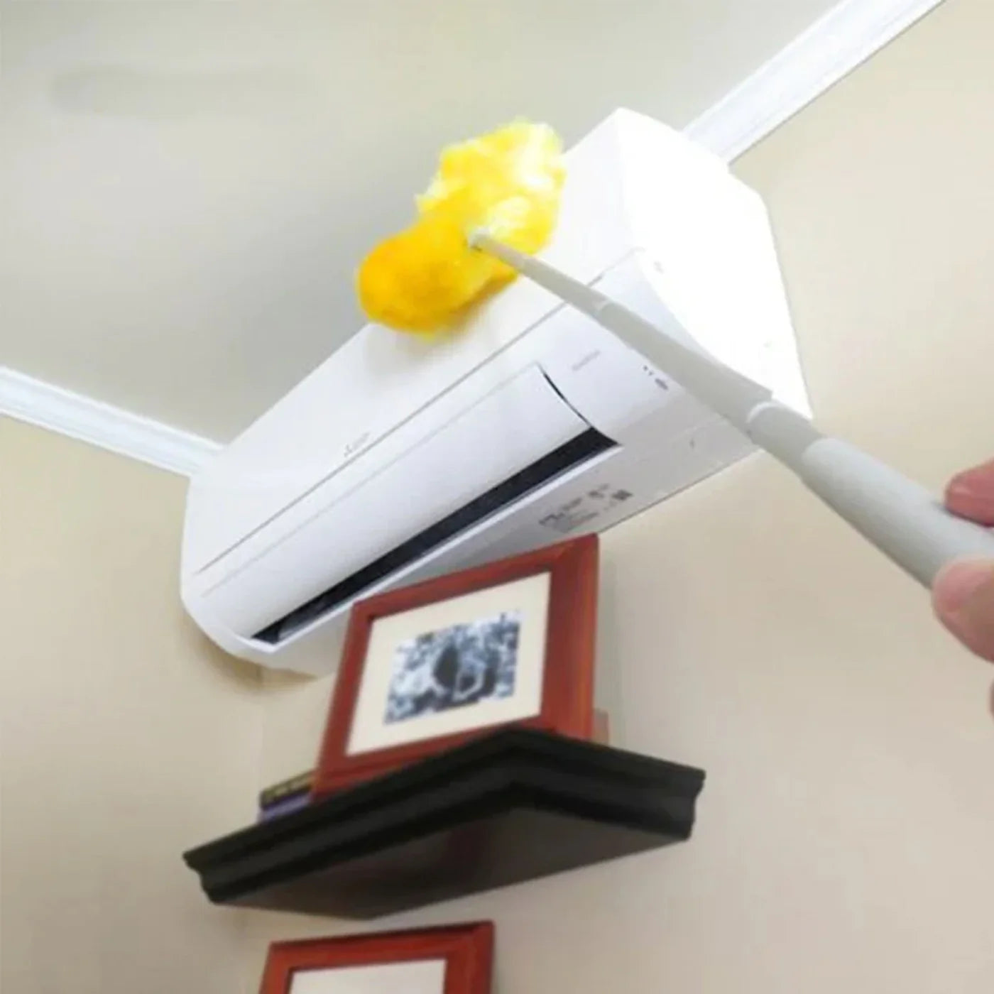 Mutli Purpose and Ceiling Fan Duster with Long Rod for Dust Cleaning