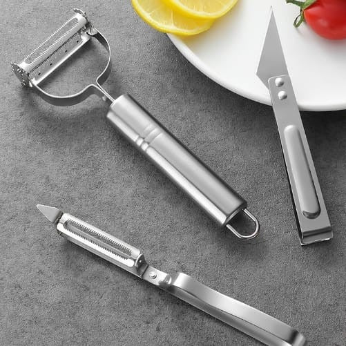 Buy Julienne 3 in 1 Peeler (FREE Delivery) Pack of 3 Fruit and Vegetable Peeler