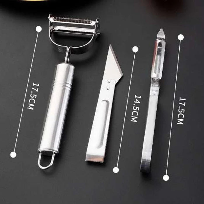 Buy Julienne 3 in 1 Peeler (FREE Delivery) Pack of 3 Fruit and Vegetable Peeler