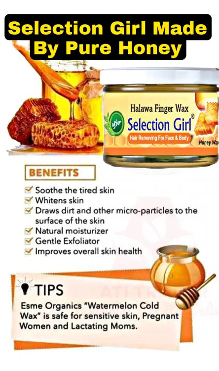 Finger Wax Fruity - Natural - Brazilian Wax - Halawa Wax - Skin Tighting Wax For Girls ,Women And Men, Hair Removal For Face and Body