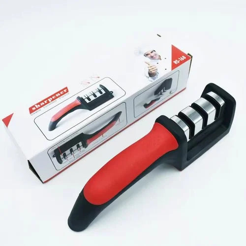 Professional Knife Sharpener Kitchen Multi-Functional Three-Section Cutter Diamond Cutter Sharpening