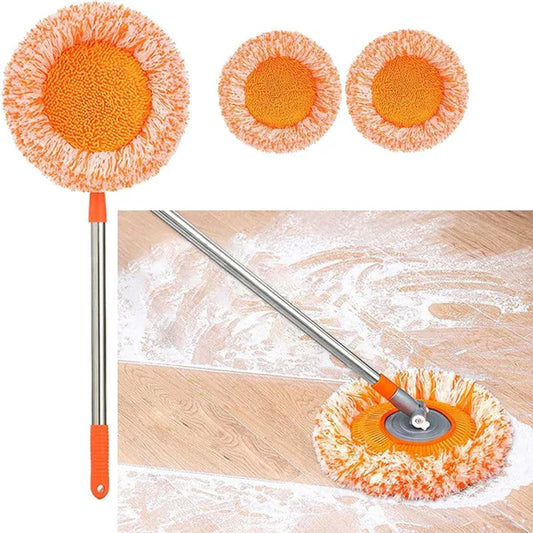 360 Degree Spin Adjustable Cleaning Sunflower Mop 5Ft Long Pipe