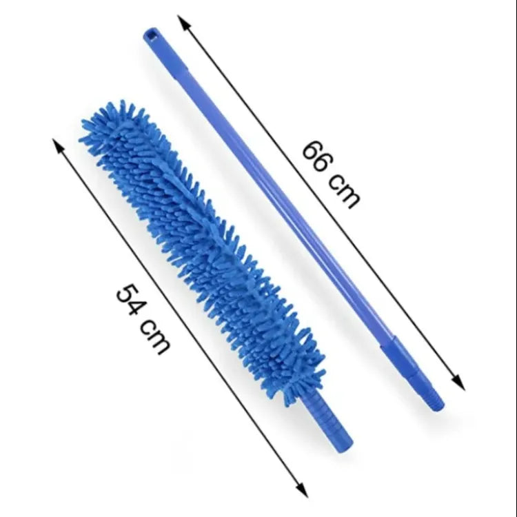 Flexible Micro Fiber Duster With Telescopic Stainless Steel Handle for Fan Cleaning Specially