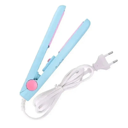 Mini Hair Straightener Clipboard Small Power Plug Curling Hair Straight Hair Girls Air Bangs Portable Hair Straightener