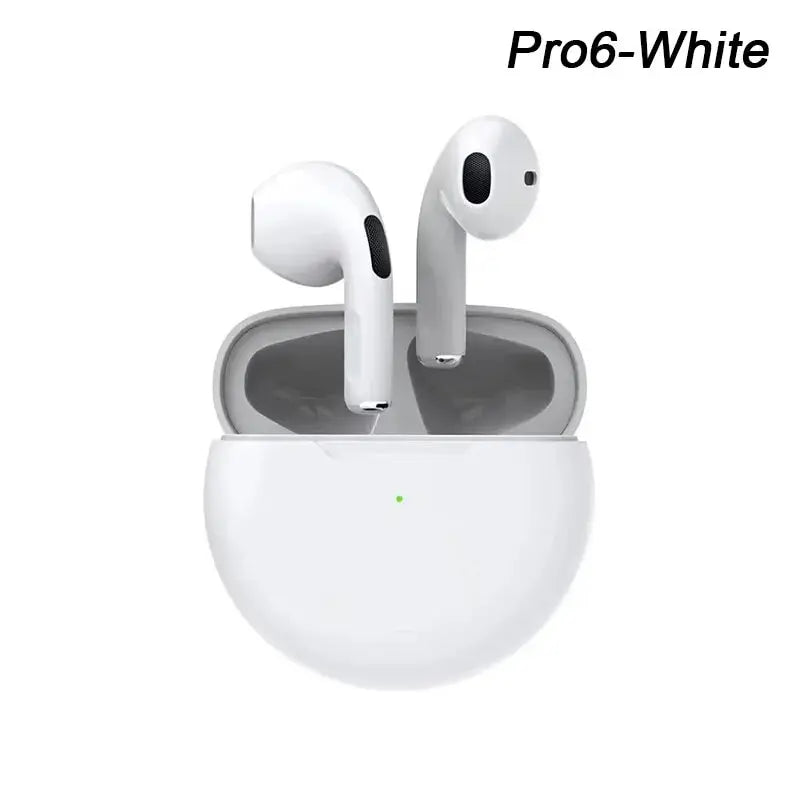 Original Air Pro 6 TWS Wireless Bluetooth Earphones Headphones Mini Earpone Headset For Xiaomi Android Apple iPhone Earbuds