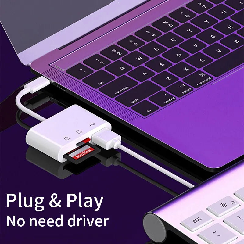 Type C Adapter TF CF SD Memory Card Reader OTG Writer Compact Flash USB-C for IPad Pro Huawei Macbook Samsung Xiaomi Cardreader