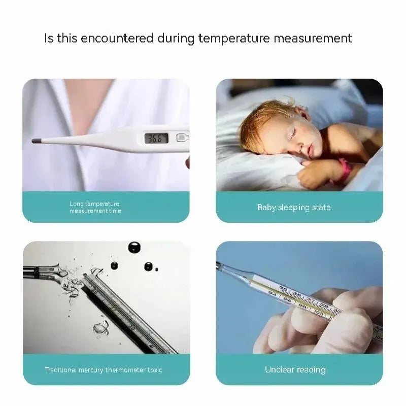 Rechargeable Electronic Thermometer Medical Thermometer Handheld Intelligent Forehead Temperature Gun Home Healthcare