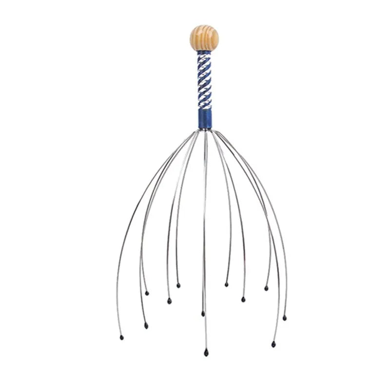 2pc Head Massager Head Scratching Octopus Scalp Non Soul Extractor Divine Tool For Extracting Healthy And Healthy Hair