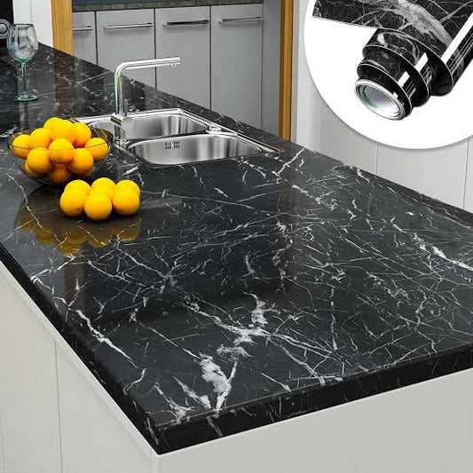 Marble Sheet for Kitchen 60 x 200 cm Waterproof Self Adhesive Marble Sticker Sheet