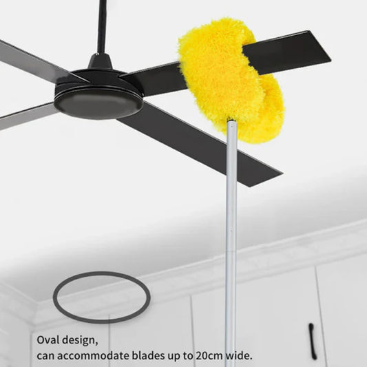 Mutli Purpose and Ceiling Fan Duster with Long Rod for Dust Cleaning